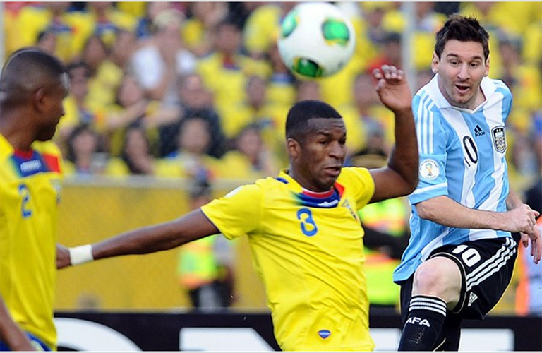 مباراة الإكوادور و الأرجنتين