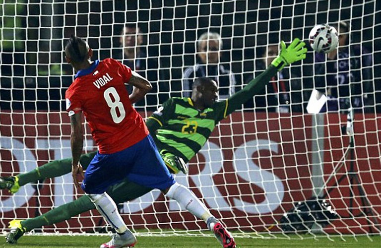 مباراة تشيلي والإكوادور