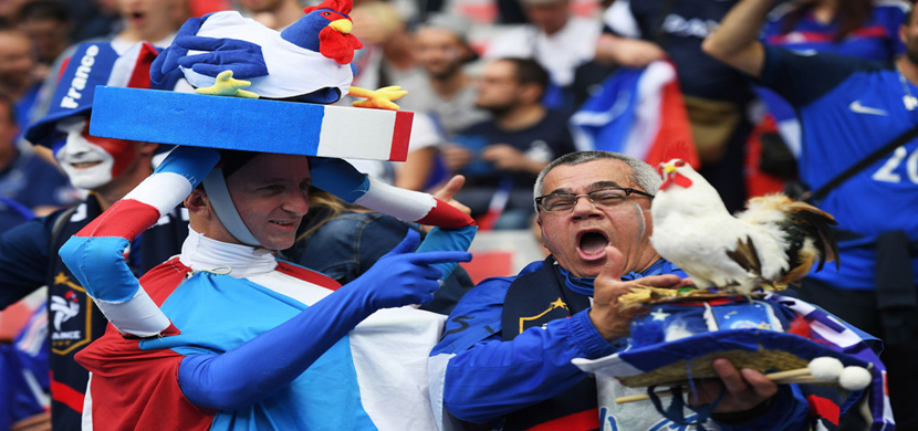 جماهير فرنسا ورومانيا فى افتتاحية يورو 2016