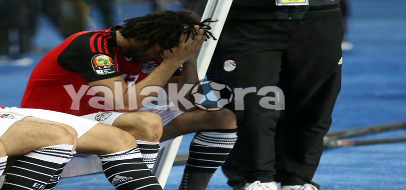حزن لاعبي مصر بعد خسارة نهائي إفريقيا