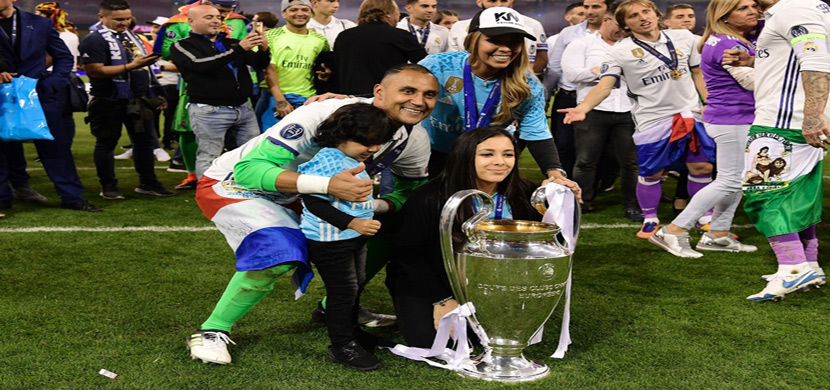 احتفال نجوم ريال مدريد مع أطفالهم