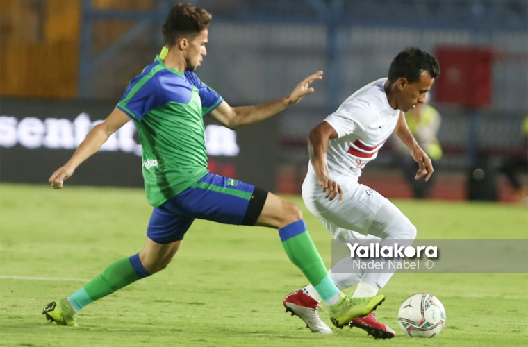 لقطات مباراة الزمالك ومصر للمقاصة