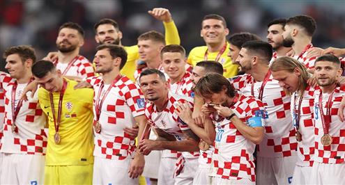 تتويج منتخب كرواتيا بالمركز الثالث في كأس العالم