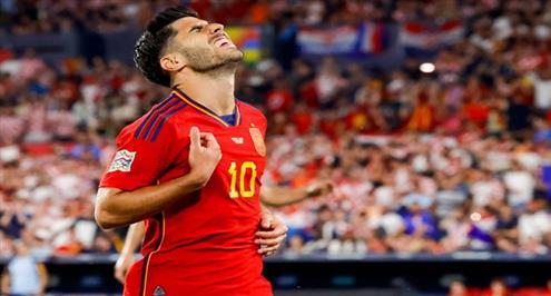 لقطات من مباراة إسبانيا وكرواتيا في نهائي دوري الأمم الأوروبية
