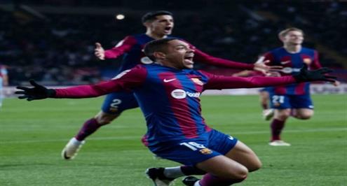 صور من مباراة برشلونة وأوساسونا 