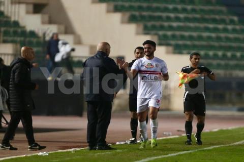 لقطات من مباراة طلائع الجيش والزمالك (صور)