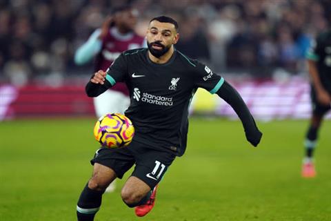 احتفالات محمد صلاح في مباراة وست هام وليفربول (صور)