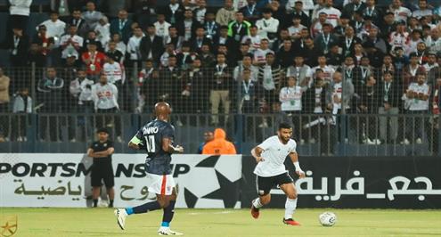 صور من مباراة الجونة والزمالك