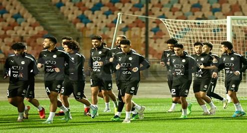 تدريبات منتخب مصر اليوم استعدادا لمواجهة نيوزيلندا في كأس عاصمة مصر
