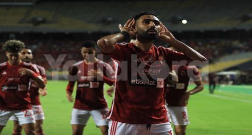 لقطات من مباراة المصري والأهلي