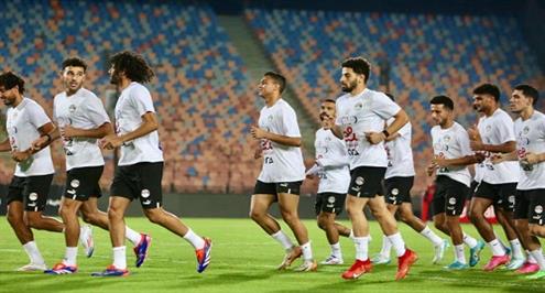 لقطات من مران منتخب مصر الأخير استعدادًا لمواجهة كاب فيردي