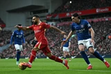 لقطات من احتفال محمد صلاح في مباراة ليفربول وابسويتش