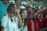لافتة خاصة لحسن شحاته.. جماهير منتخب مصر تحتفل بالتأهل لكأس العالم