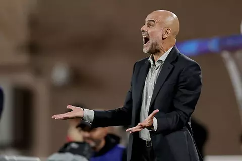 لقطات من مباراة موناكو ومانشستر سيتي في دوري أبطال أوروبا
