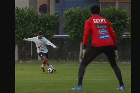 التمرين الأول لمنتخب مصر المشارك في كأس العرب (صور)