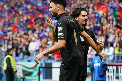 لقطات من فوز البرتغال الكبير على أرمينيا (صور)