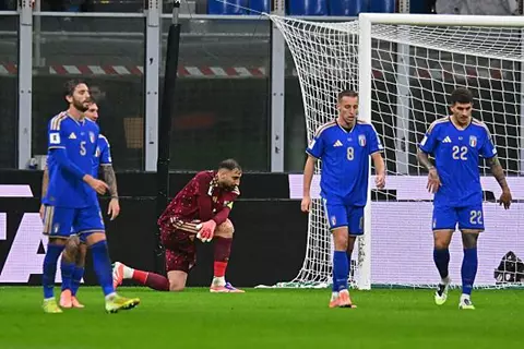 فرحة منتخب النرويج بالتأهل لكأس العالم وحسرة لاعبي إيطاليا