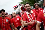 أجواء جماهير مباراة مانشستر سيتي والوداد (صور)