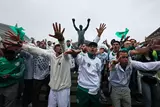 أجواء حماسية بين الجماهير قبل مباراة بالميراس وبوتافوجو (صور)