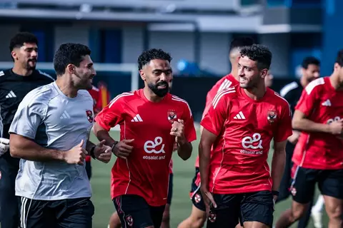 هزار وجدية وتركيز.. مران الأهلي الأول في أمريكا