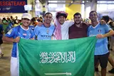 أجواء ما قبل مباراة مانشستر سيتي والهلال (صور)