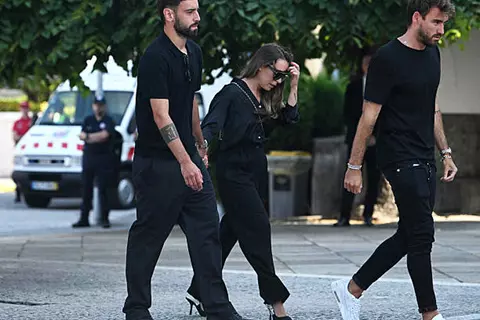 جنازة ديوجو جوتا لاعب ليفربول في البرتغال