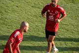 بحضور الخطيب والدوليين.. لقطات من مران الأهلي قبل مواجهة إنبي (صور)
