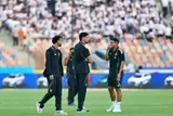 لقطات من وصول لاعبي الأهلي إلى استاد القاهرة
