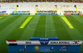 ملخص مباراة العراق وكوريا الجنوبية
