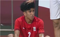 حزن لاعبي مصر بعد الخسارة أمام البرازيل