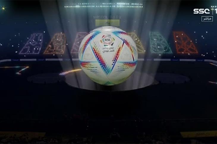 عرض عالمي بتقنية الواقع المعزز في مباراة النصر والاتحاد بالدوري السعودي