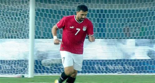 تسديدة تريزيجيه أمام بلجيكا وتصدي كورتوا