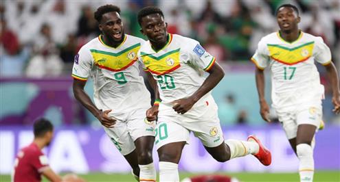 هدف السنغال الثالث أمام قطر (بامبا ديانج)