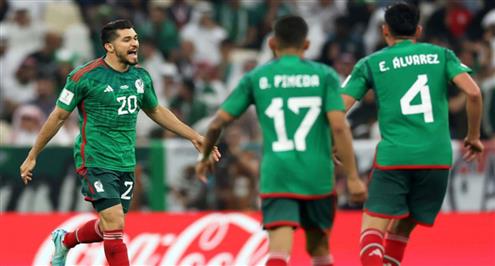 هدف المكسيك الأول في السعودية (هنري مارتن)