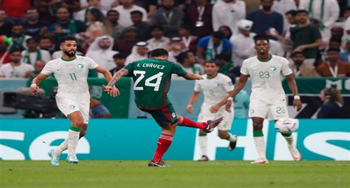 ملخص مباراة السعودية والمكسيك 
