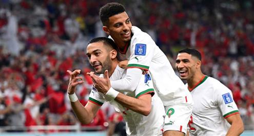 هدف المغرب الأول أمام كندا (حكيم زياش)
