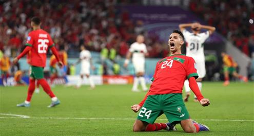 أبرز لمسات بدر بانون أمام البرتغال