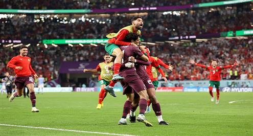 ملخص وركلات ترجيح مباراة المغرب وإسبانيا