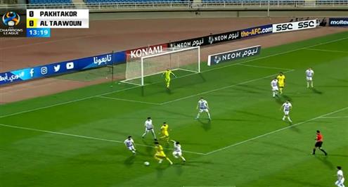 مصطفى فتحي يصنع الهدف الأول أمام باختاكور	