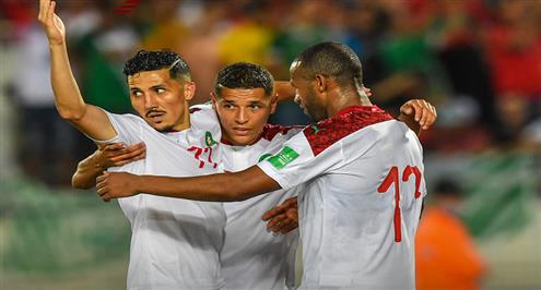 هدفا المغرب أمام ليبيريا