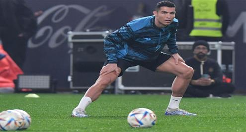 رونالدو يسجل هدفا في المران الأول مع النصر