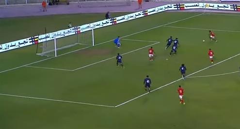 حسين الشحات يهدر هدفا أمام إنبي 