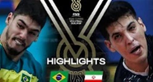 ملخص مباراة البرازيل وإيران في التصفيات المؤهلة للأولمبياد 