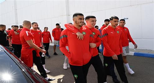 زيارة لاعبي منتخب المغرب لأحد السجون المحلية قبل مواجهة البرازيل