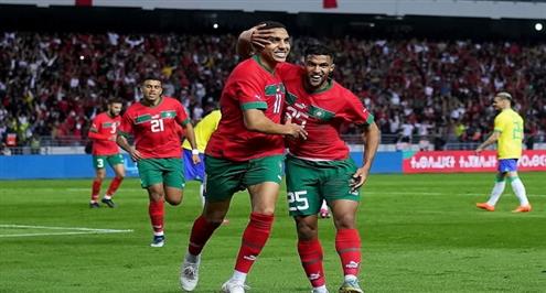هدف المغرب الثاني أمام البرازيل (عبد الحميد صابيري)