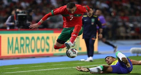 أهداف مباراة المغرب والبرازيل