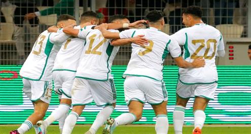 هدف الجزائر أمام النيجر 