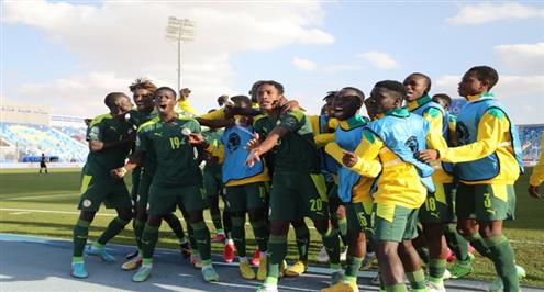 أهداف مباراة السنغال وتونس في نصف نهائي أمم أفريقيا للشباب