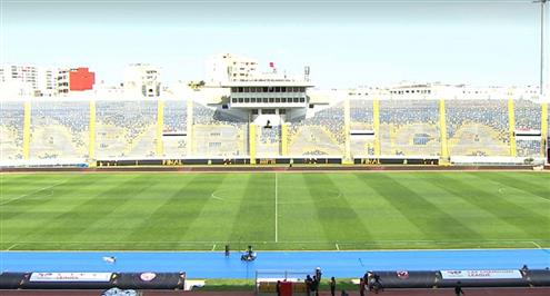 تجهيزات ملعب محمد الخامس لنهائي دوري أبطال إفريقيا بين الوداد والأهلي