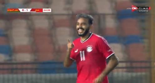 هدف صاروخي .. هدف منتخب مصر الثاني أمام جنوب السودان (كهربا)
